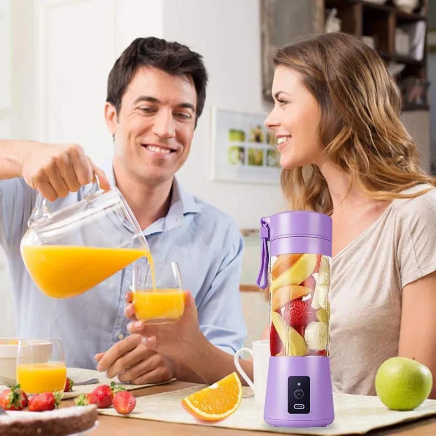 6 Blades Portable Juicer - Type-C Rechargeable - 380ml